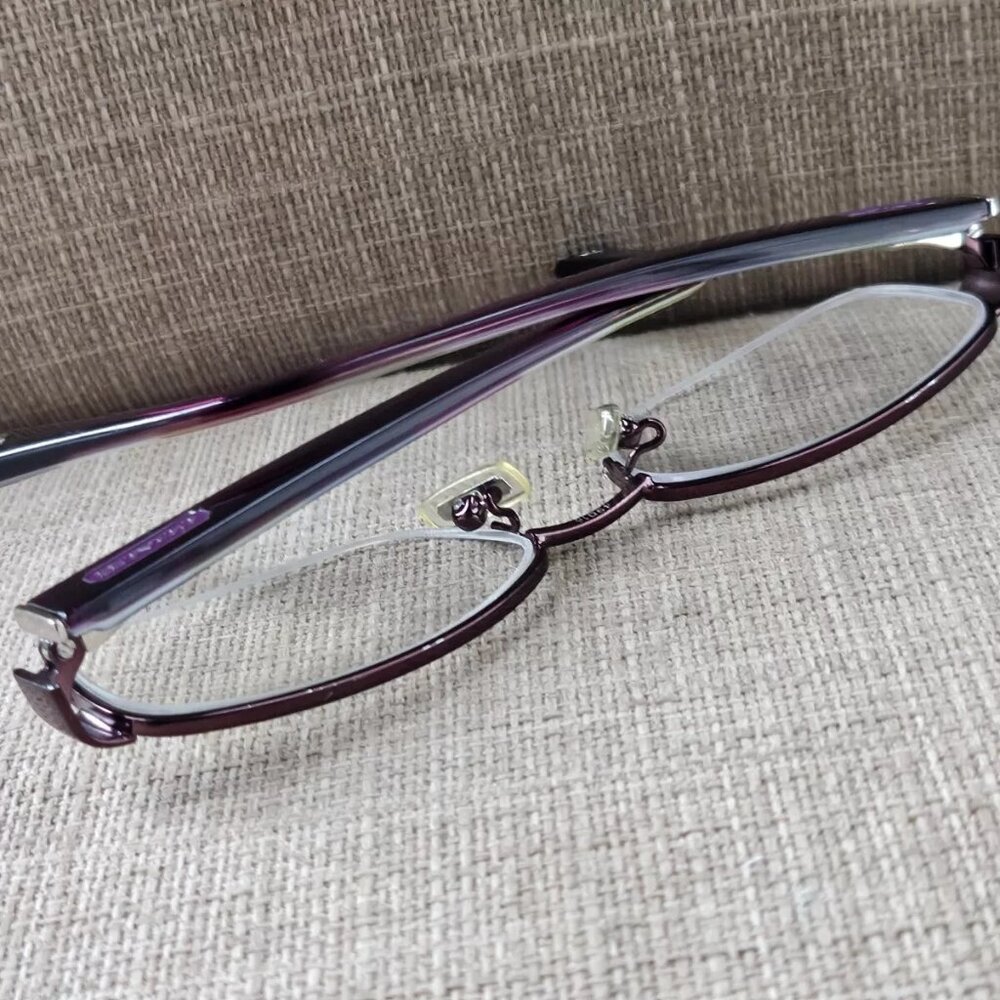 Coach Bettie Ladies Eyeglasses/Glasses Frame Purple Half Rim Eye Wear HC5004 - Picture 5 of 12